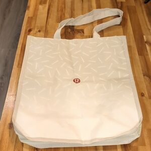 Lululemon Athletica Cream Tote Bag
